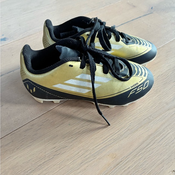 adidas Other - adidas Kids F50 Soccer Cleats in Gold and Black